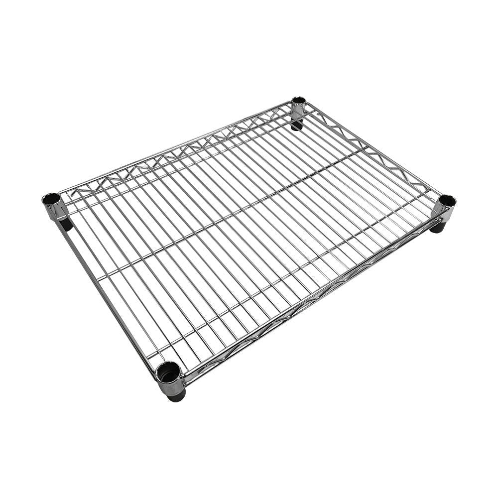 18'' x 24'' Metal Chrome Plated Wire Shelf Shelfing Rack Tier Layer Shelf Display Fixture