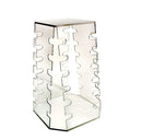 18''H  24 Pairs Lucite Clear Acrylic Eyeglasses Sunglasses Display 360 Rotation