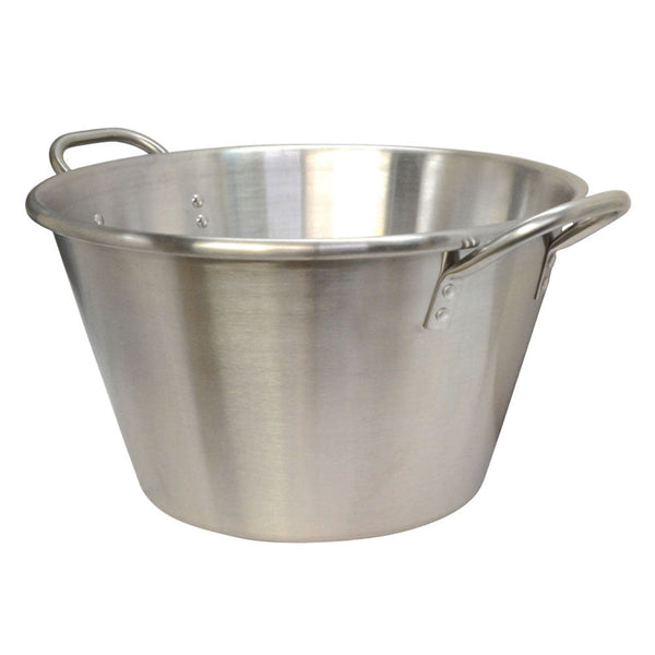 19"W x 11-1/2''H Carnitas Cazo Stainless Steel Caso Pot Pan Wok Gas Stove burner Cook