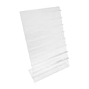 19''H Lucite Clear Acrylic Carded Earring Display Stand Retail Store Fixture