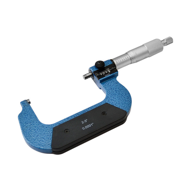 2" - 3" Outside Micrometer Digital Counter Ratchet Stop Thimble 0.0001" Grad