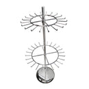 2 ChromeTier Revolving Belt Tie Clothes Rack Rotating Garment Retail Hanger