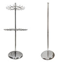 2 ChromeTier Revolving Belt Tie Clothes Rack Rotating Garment Retail Hanger
