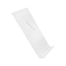 2 Pc 10'' x 4'' Slatwall Clear Acrylic Shoe Display Shelf Left Profile