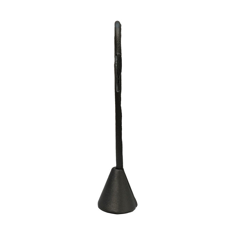 2 Pc 15-1/2'' High Slate Gray Leatherette Single Earring Display Fixture Retail Store Showcase