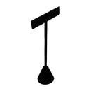 2 PC 2-1/2" x 5-5/8"H Black Velvet Earring Display Stand Jewelry Retail Fixture Displaying Earrings Holder