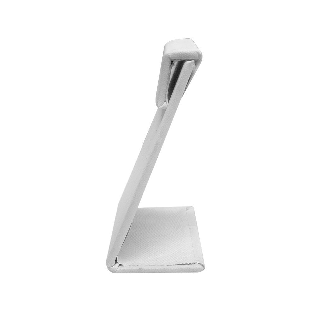 2 Pc 2-1/2''W x 3-1/2''H White Faux Leather Earring Display Stand Jewelry Retail Fixture Displaying Earrings Holder