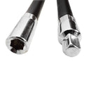 2 Pc 20'' Bendable 1-4'' Socket Bits Driver Set Long Reach Flexible Driver Set