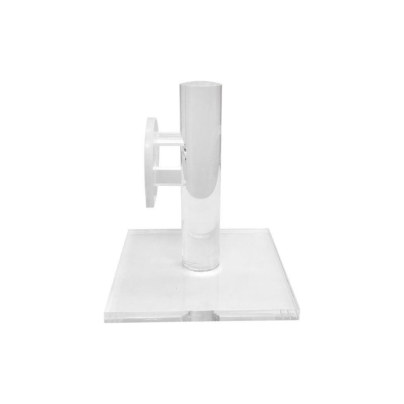 2 Pc 3'' High Lucite Acrylic Single Eyeglass Display Fixture Countertop Stand Retail Store