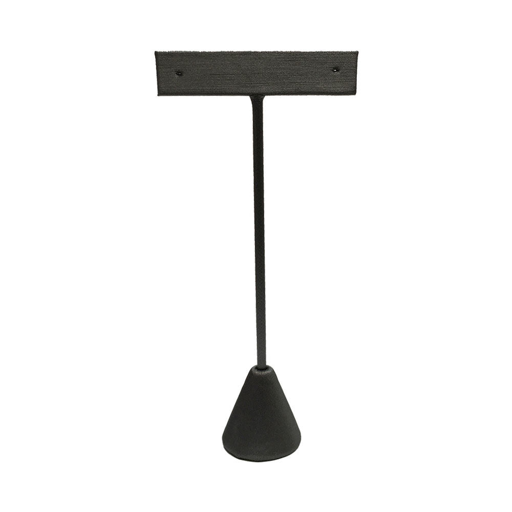 2 Pc 5-1/2'' High Slate Gray Leatherette Single Earring Display Fixture Retail Store Showcase