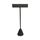 2 Pc 5-1/2'' High Slate Gray Leatherette Single Earring Display Fixture Retail Store Showcase