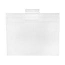 2 Pc 5-1/2''H x 7''W Clear Acrylic Slatwall Lucite Frame Retail Display Shelf