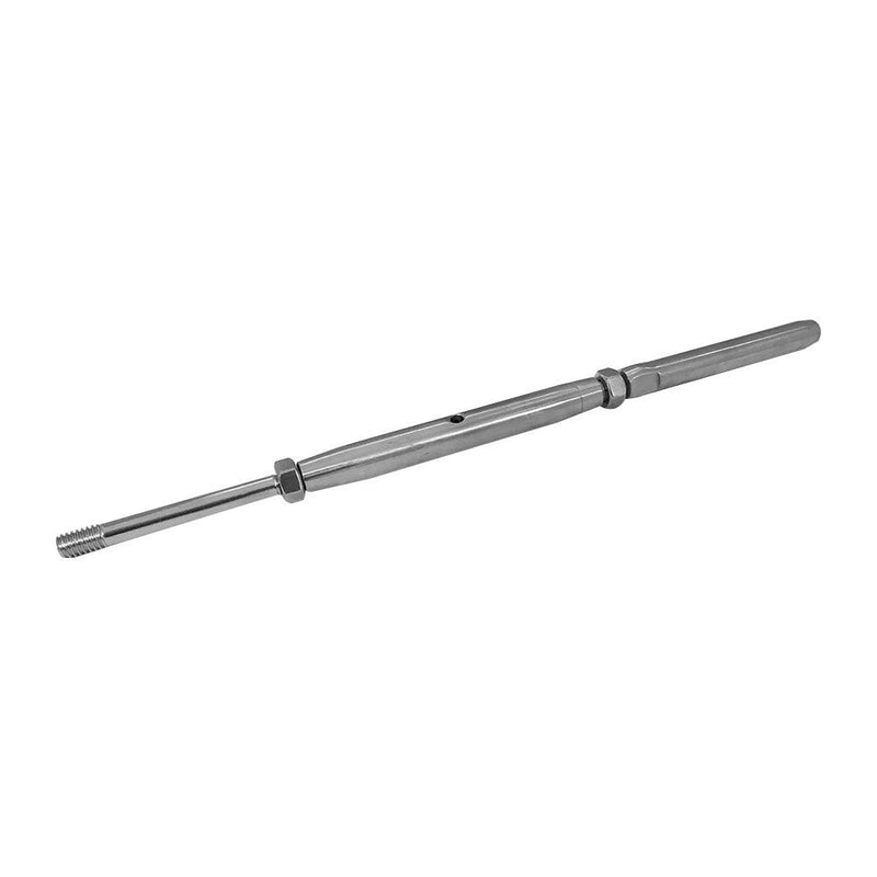 2 Pc 5/16" Stainless Steel T316 Threaded Rod Swage Stud 1-4'' Cable Railing Rigging