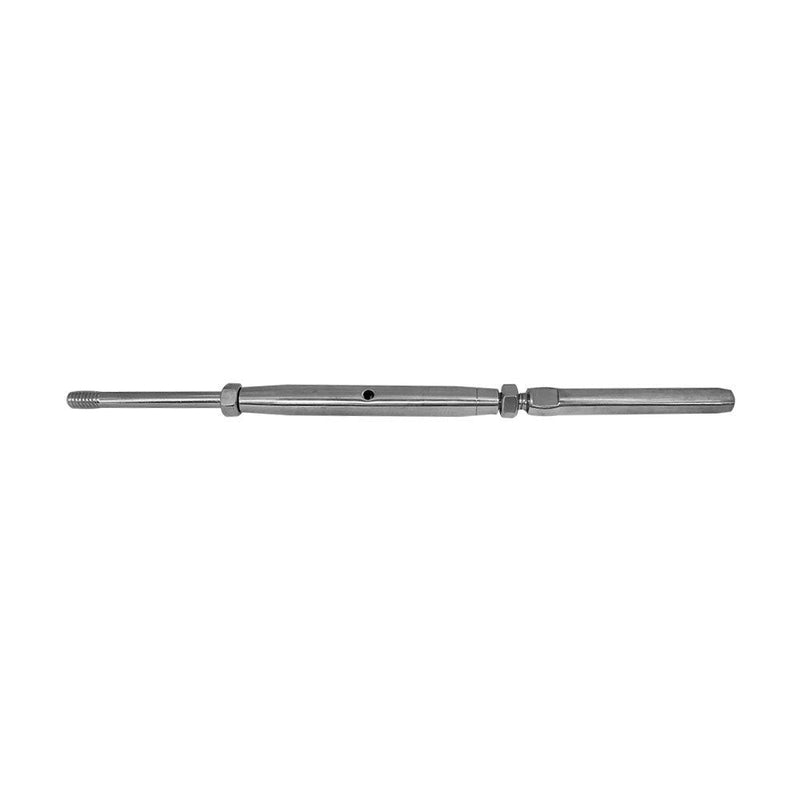 2 Pc 5/16" Stainless Steel T316 Threaded Rod Swage Stud 1-4'' Cable Railing Rigging