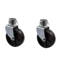 6 inch trailer jack swivel caster wheel with locking pin for boat or RV hitch.