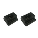 2 Pc 7/16" T-Slot Nut 3/8-16 Thread Threading Flange Coupling Nut Step Block