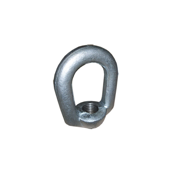 2 PC 7/8" x 1" Tap Threaded Hot Dipped Galvanized Forged Eye Nut 9,000 Lb Cap Working Load