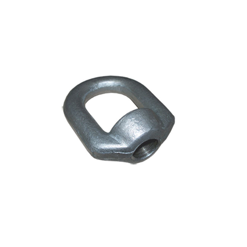 2 PC 7/8" x 1" Tap Threaded Hot Dipped Galvanized Forged Eye Nut 9,000 Lb Cap Working Load