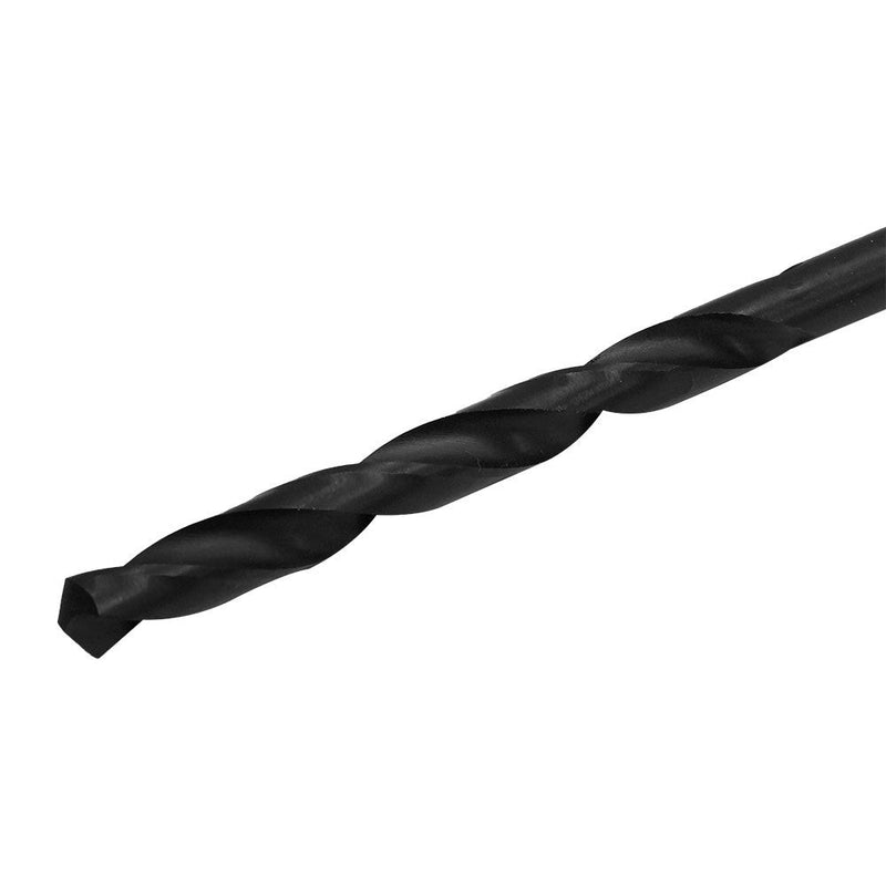 2 Pc 8.6mm HSS Black Oxide Jobber Length Twist Drill Set Straight Shank Drilling High Speed Steel