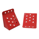 2 Pc 9''L x 8''W x 5''H Steel Wheel Chocks Nonslip Surface Tire Chock