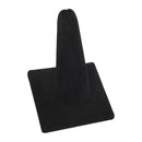 2 Pc Black Velvet Single Finger Ring Display Jewelry Showcase
