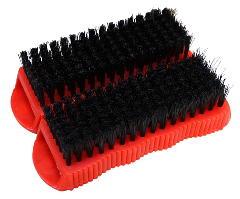 2 Pc Combo Fingernail Brushes Scrubbing Scrub Brusher Finger nail Brush 5'' Long