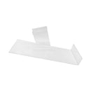 2 Pc Right Profile 10" x 4" Slatwall Clear Acrylic Shoe Display Shelf