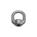 2 PC Stainless Steel T316 Forged Style 3/8" Eye Nut WLL 1,160 Lbs Lifting Marine Thread Ring Oval