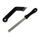 2 Pc Tungsten Carbide Tool Tungsten Grit Handle File Edge Grout Saw Masonry