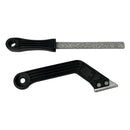 2 Pc Tungsten Carbide Tool Tungsten Grit Handle File Edge Grout Saw Masonry
