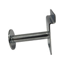 2 Pcs 3'' Chrome Single Garment Hook Slatwall Fitting Display Hanger Disc End