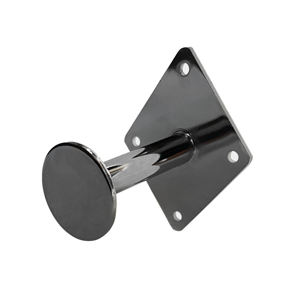 2 Pcs 3'' Chrome Wall Mounted Faceout Single Garment Hook Display Hanger Disc End