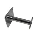 2 Pcs 3'' Chrome Wall Mounted Faceout Single Garment Hook Display Hanger Disc End