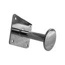 2 Pcs 3'' Chrome Wall Mounted Faceout Single Garment Hook Display Hanger Disc End