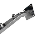 2 Pcs Chrome 7-Ball 18'' Waterfall Faceout Wall Mounted Square Tube Display Hook