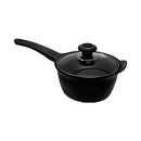 2 QT 7'' (18cm) Heavy Gauge Sauce Pan Pot Cookware Non-Stick 2 Tone 5 Layer Marble Coating