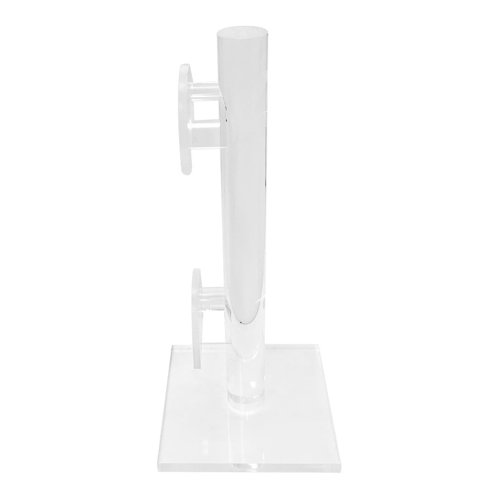 2 Tier Clear Acrylic SUNGLASSES DISPLAY RACK Eyewear Holder Counter Top Free Standing