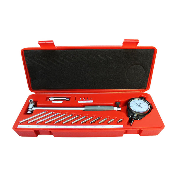 2 to 6'' Precision Engine Cylinder Hole Dial Indicator Bore Gage Set .001 GRAD