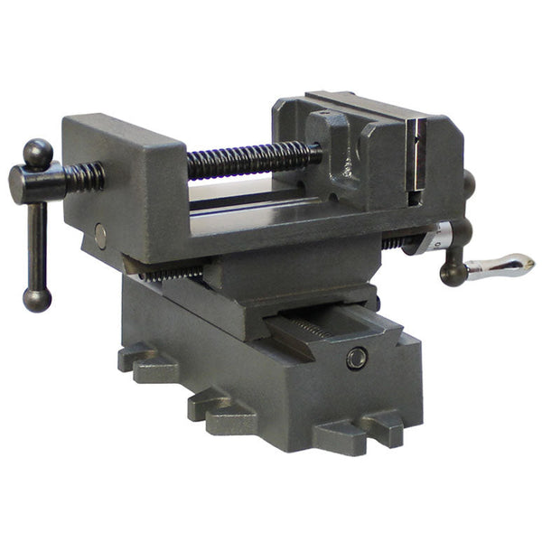 2 Way 4'' Drill Press X-Y Compound Vise Cross Slide Vise Mill Drill Press Table