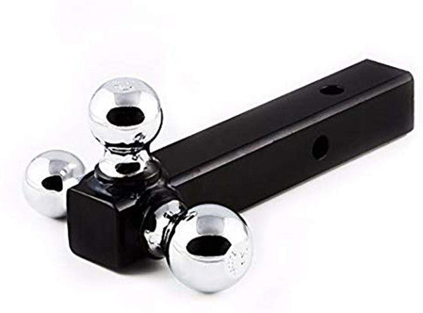 2" Hitch Trailer Truck  Mount 1-7-8 2 2-5-16 Triple Ball 3 In 1 Towing Tow