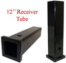 12 inch hitch receiver tube extension heavy duty steel trailer tow adapter
