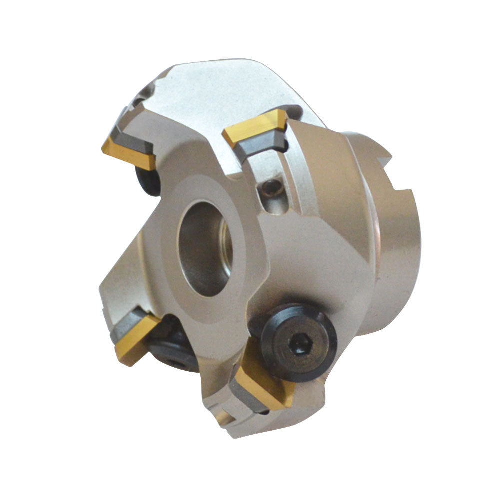 2-1/2'' x 3/4'' 45 Degree Indexable Face Mill Milling Cutter SEKN Inserts Carbide Shims CNC