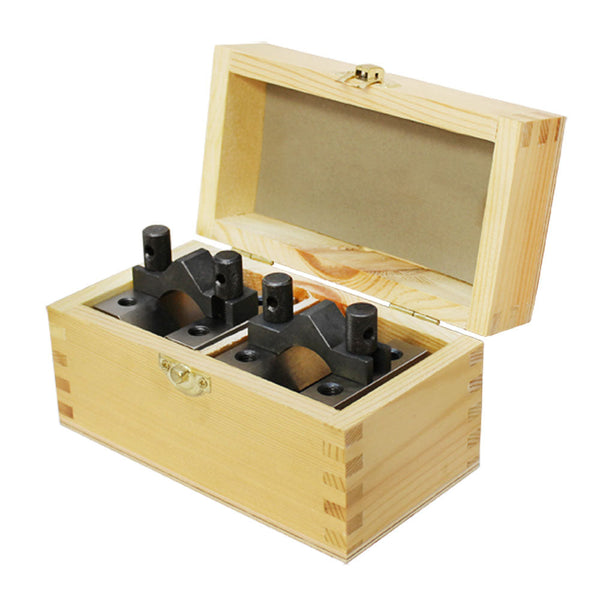 2-3/8'' x 2-3/8'' x 2'' V-Block & Clamp Set Multi-use Gauge Gage Machinist Tool