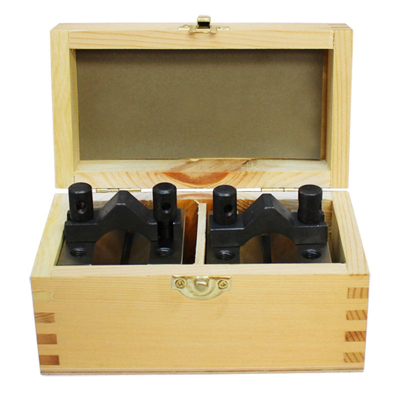 2-3/8'' x 2-3/8'' x 2'' V-Block & Clamp Set Multi-use Gauge Gage Machinist Tool