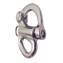 2-5/8" Fixed Eye Snap Shackle Fixeye SS316 Stainless Steel Shackle Fixed Bail