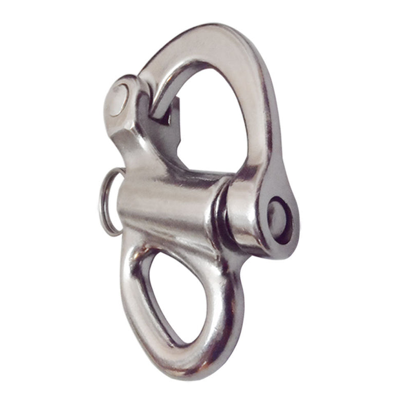 2-5/8" Fixed Eye Snap Shackle Fixeye SS316 Stainless Steel Shackle Fixed Bail