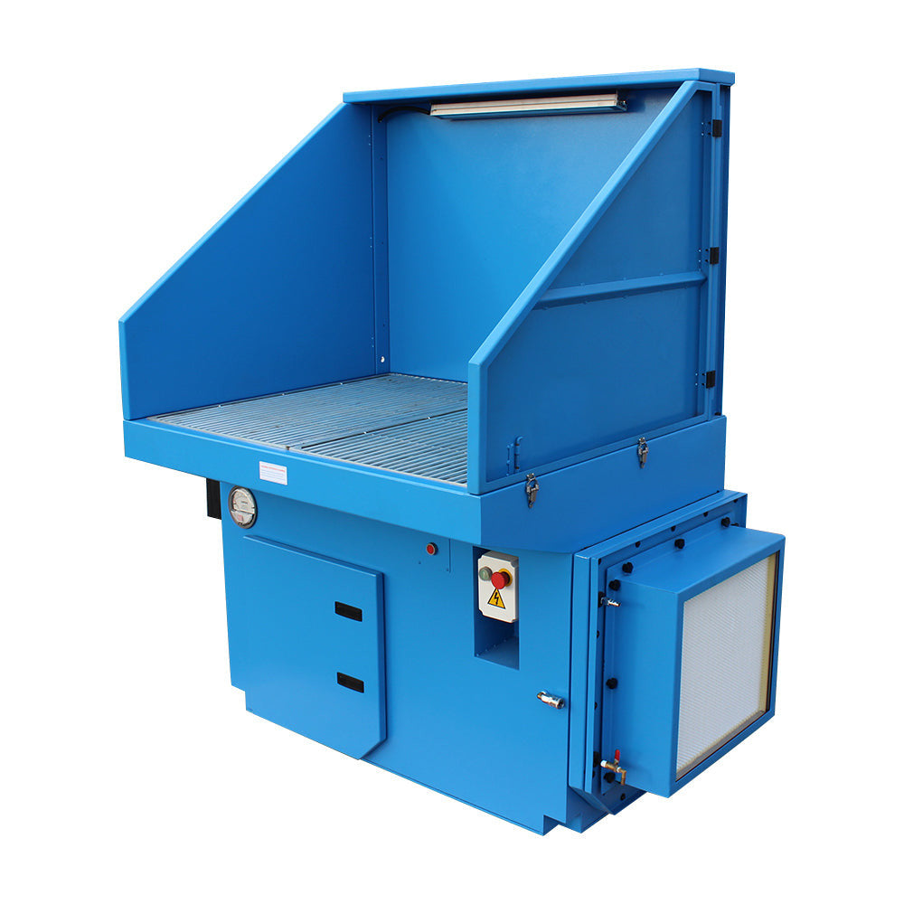 2.2HP 1,540 lbs Metal Working Downdraft Table 46" x 38" 3-Stage Filter Dust Collector Grinding Welding Station