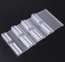 20 Pc 3'' x 1-1-2'' Clear Plastic Wire Shelving Label Holder With Sleeve Display Holder