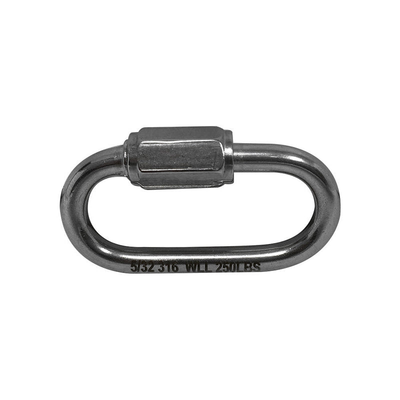 20 Pc 5/32" Marine 316 Stainless Steel Quick Link Shackle Boat WLL 250 Lbs