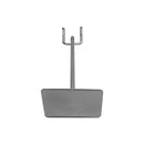 20 Pc Chrome 4'' Pegboard Metal Plate Scanner Hooks Retail Store Display